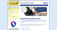 Desktop Screenshot of justsafety.co.uk